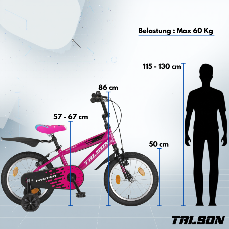 Preview: 20 Zoll Citybike mit Zubehör Rosa