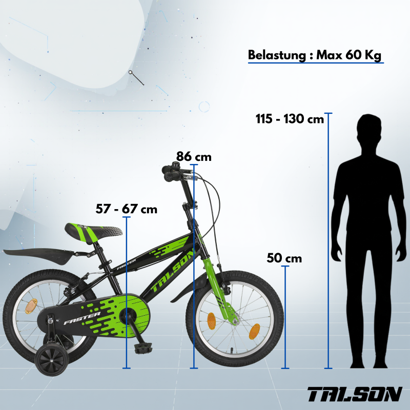 Preview: 20 Zoll Citybike mit Zubehör Schwarz