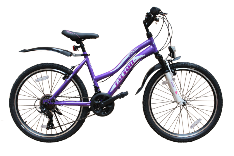 26 Zoll Mountainbike StVZO Zubehör und Shimano Kettenschaltung Lila