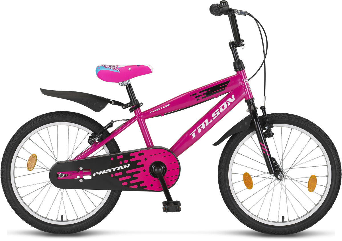 20 Zoll Citybike mit Zubehör Rosa